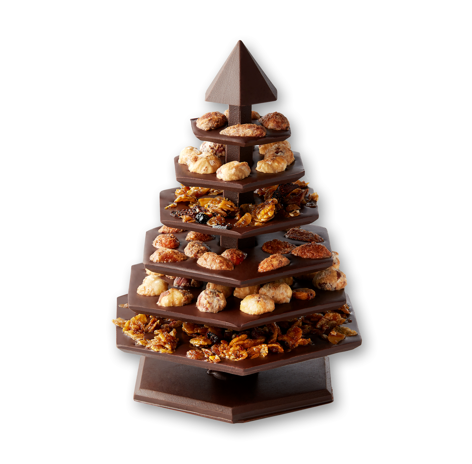 Chocolate Christmas Tree - Mendiant
