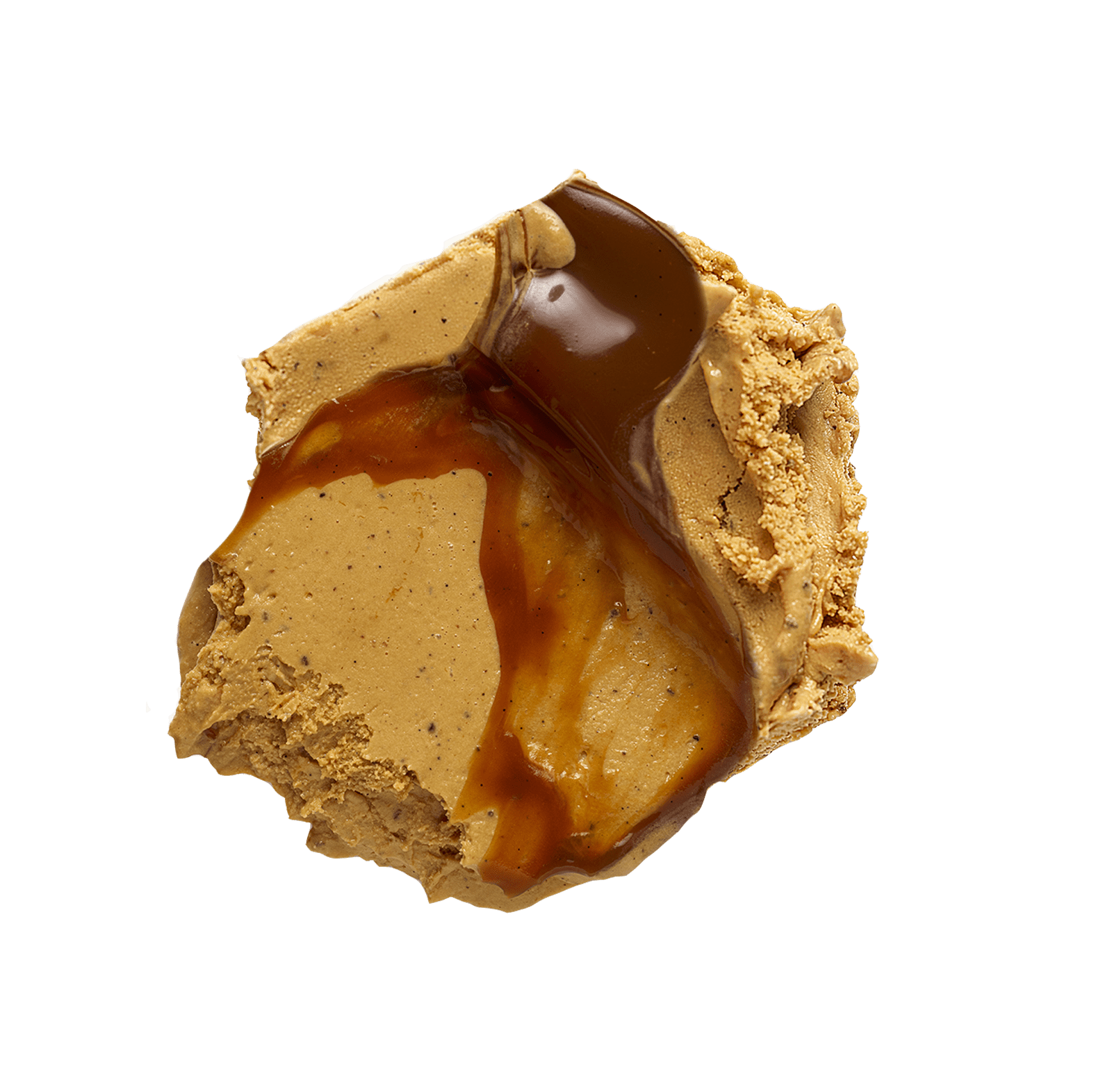 Salted butter caramel gelato