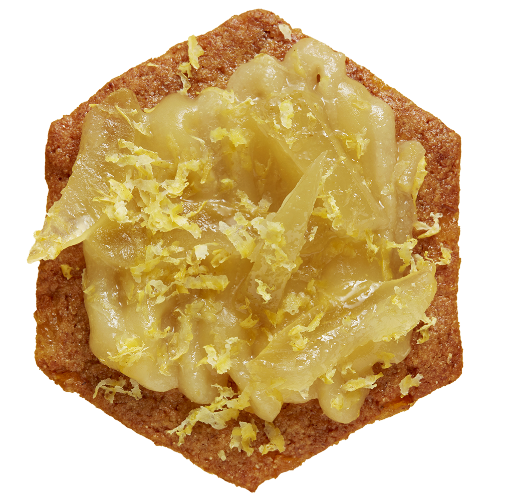 Lemon Freshly topped Biscuit