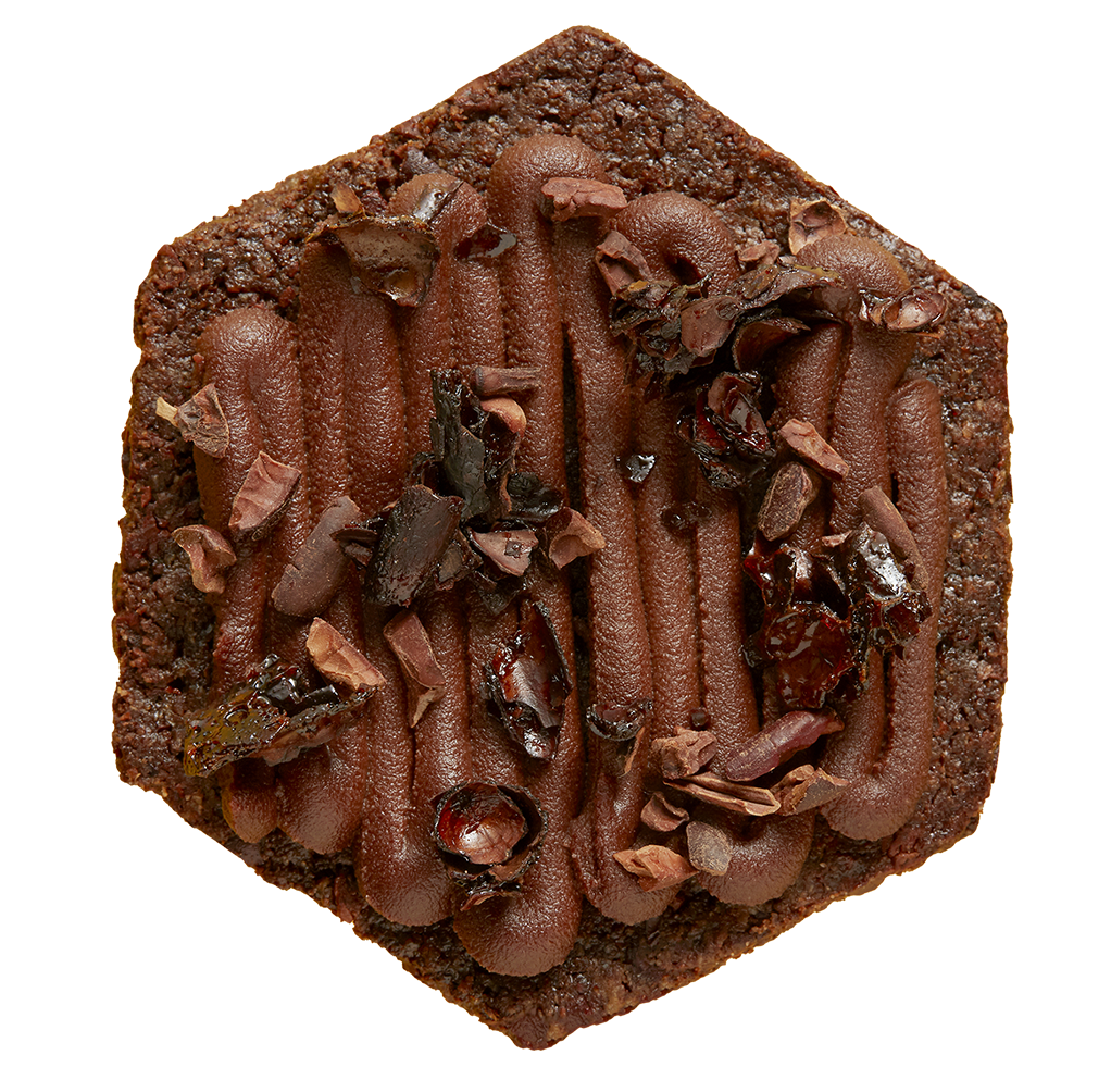 Chocolate Freshly topped Biscuit
