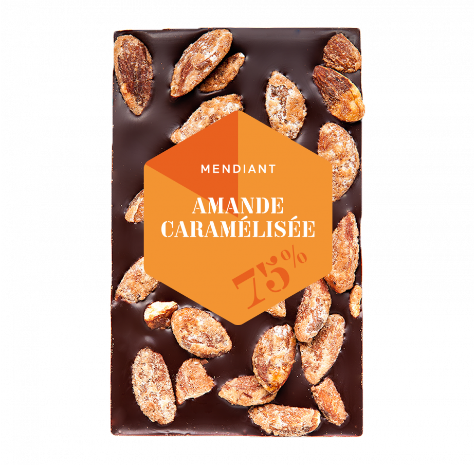 Caramelised almonds