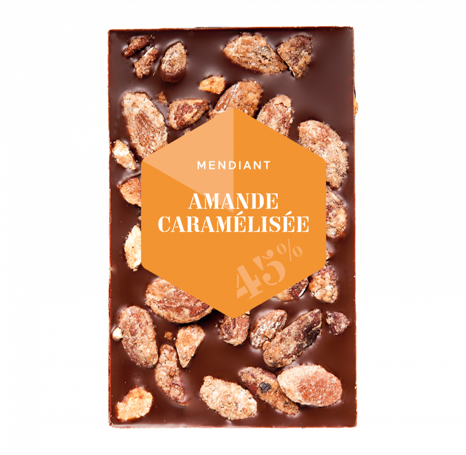 Caramelised almonds
