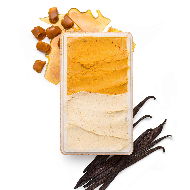 Glaces Trois Vanilles - Caramel Beurre Salé