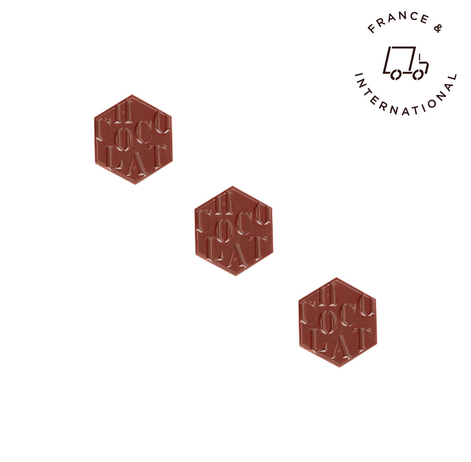 Hexa-Pièces en chocolat
