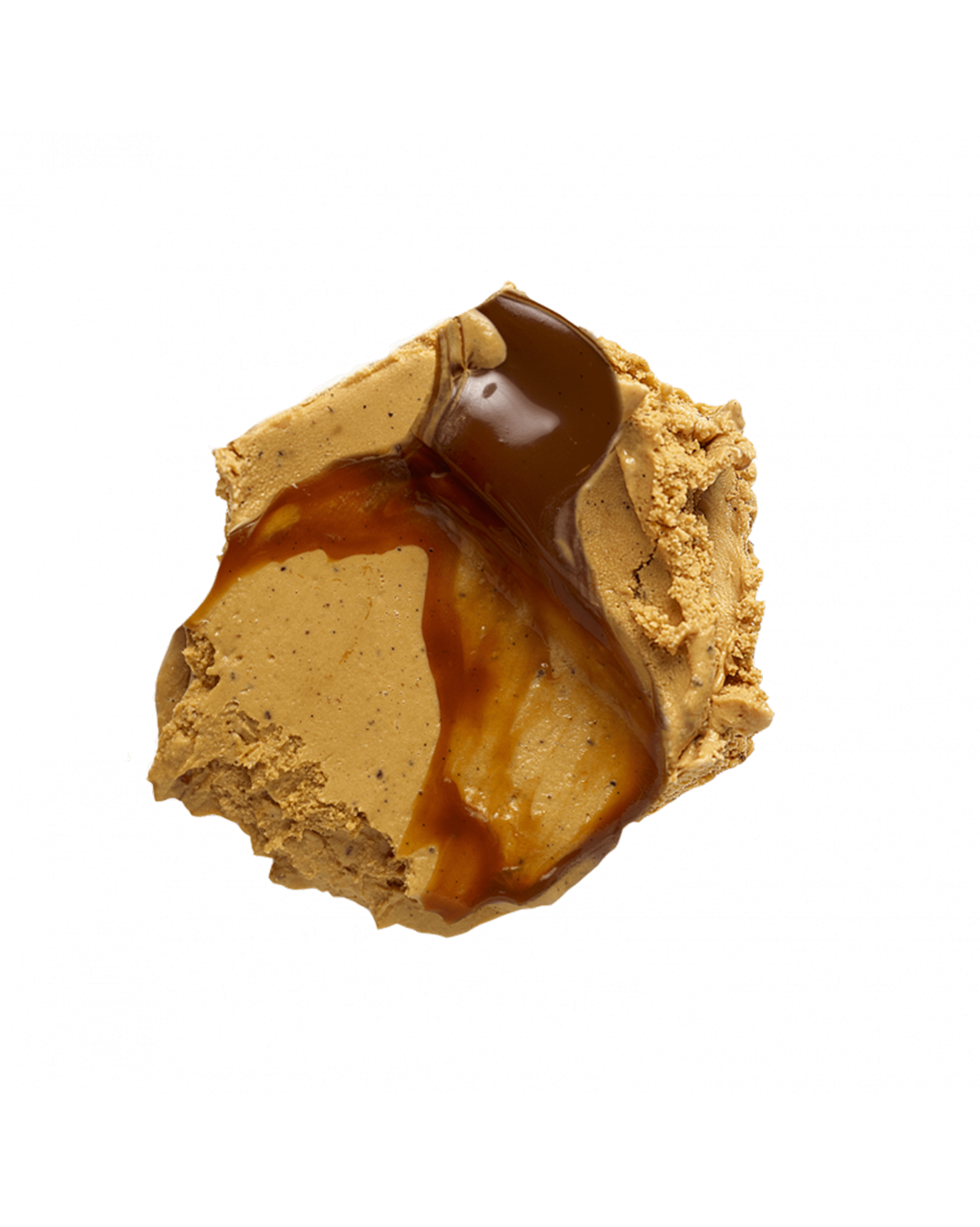 Salted butter caramel gelato