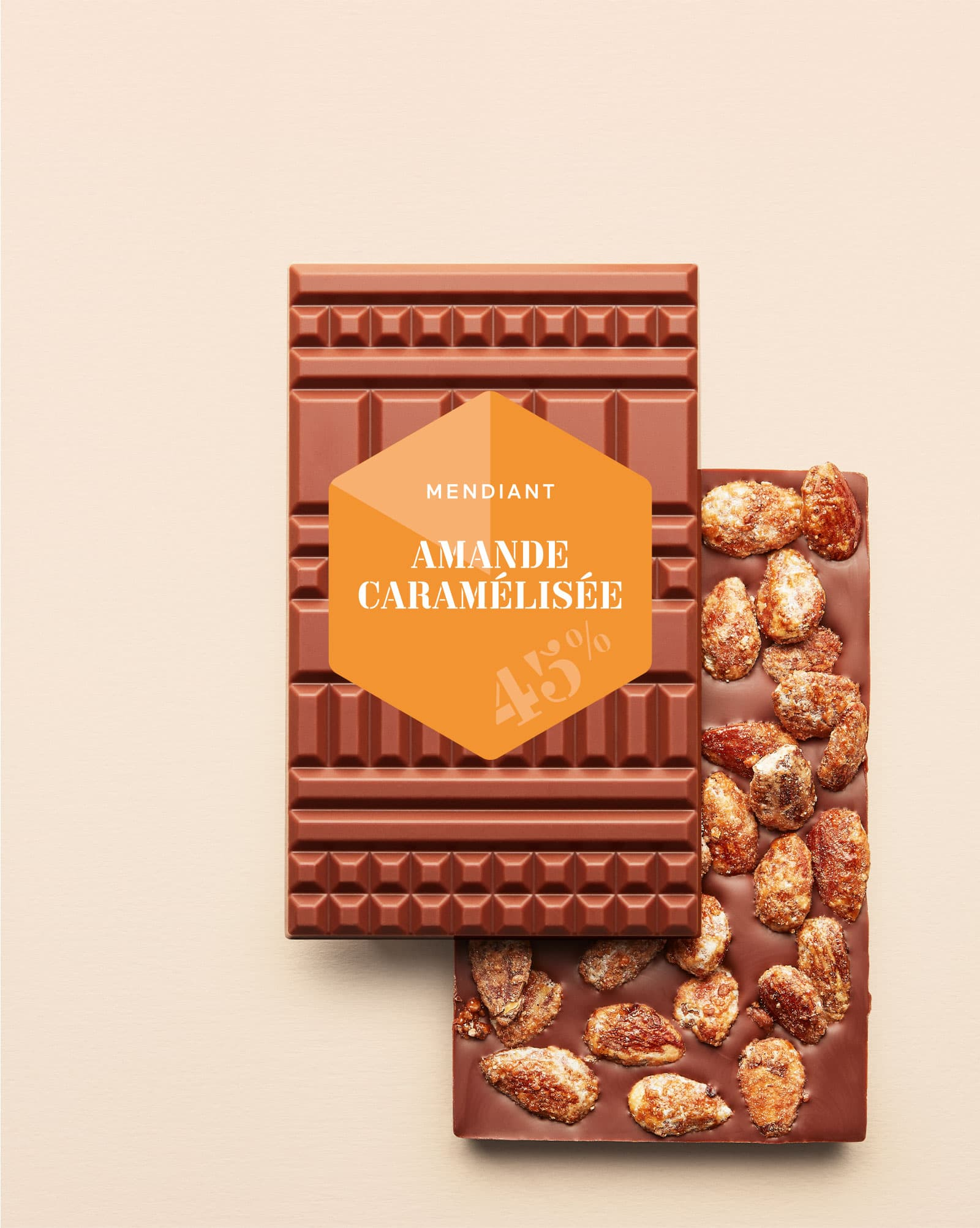 Caramelised almonds