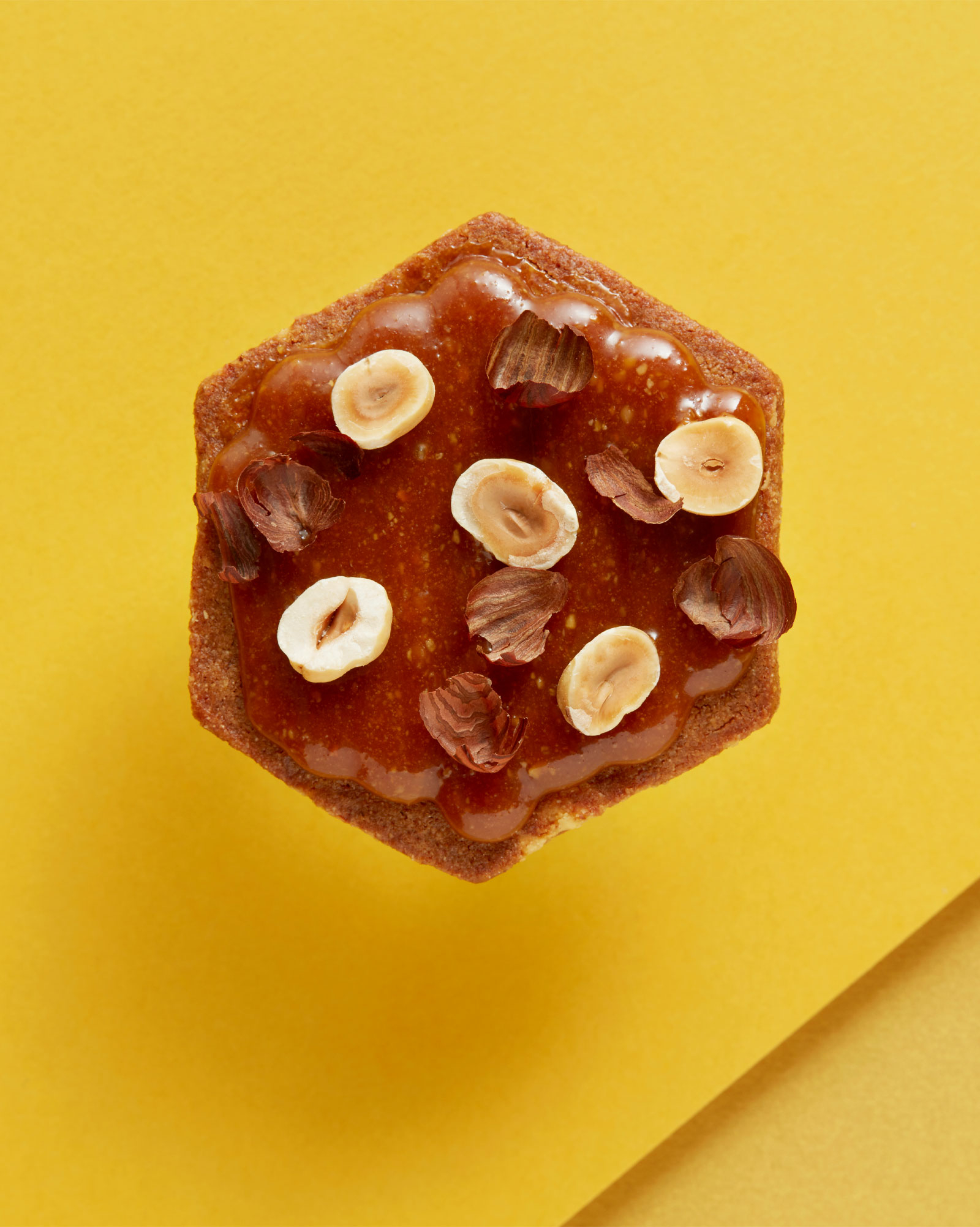 Hazelnut Freshly topped biscuit