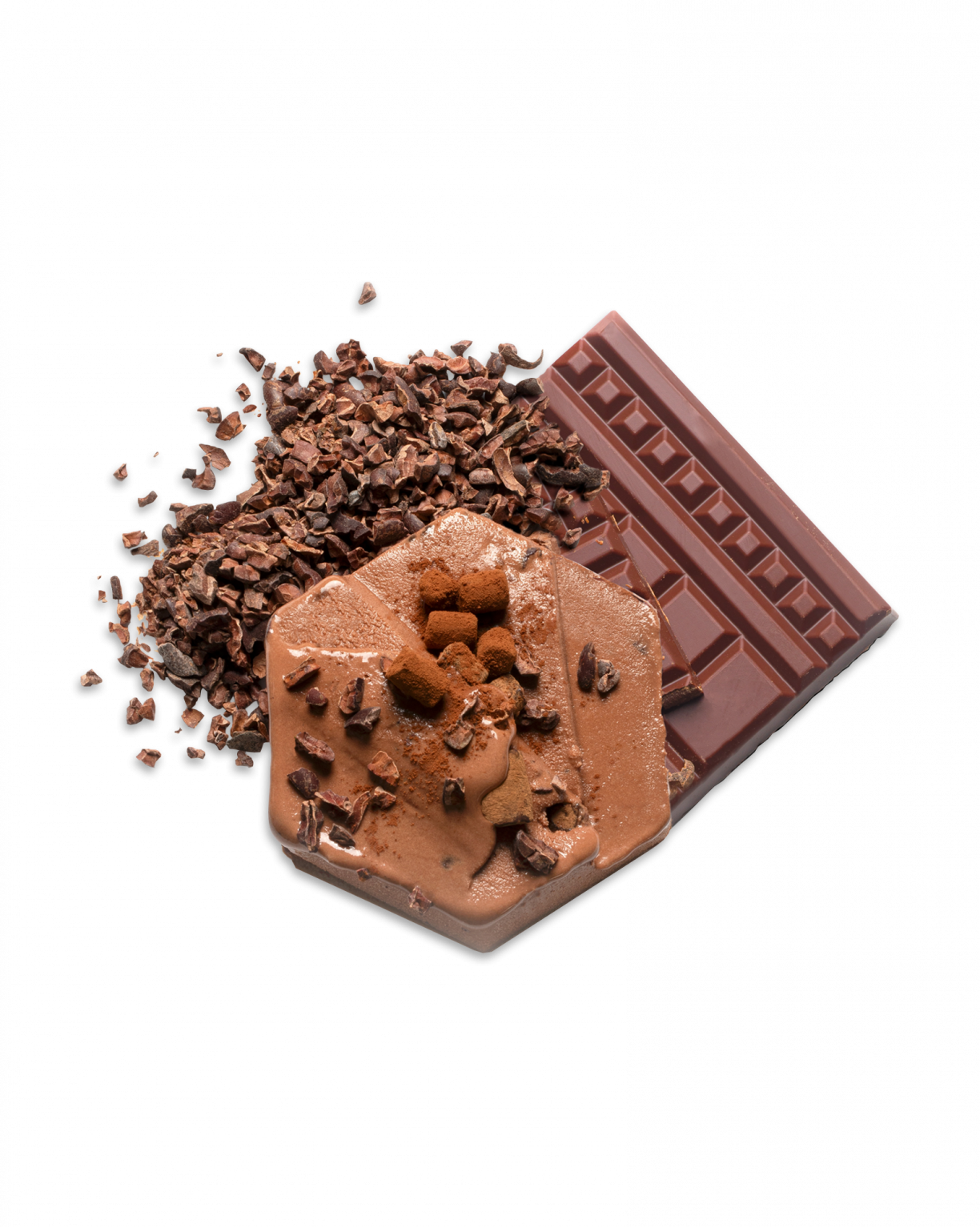 Perou Chocolate & Ganache & Cocoa Nibs Ice Cream Le Chocolat Alain