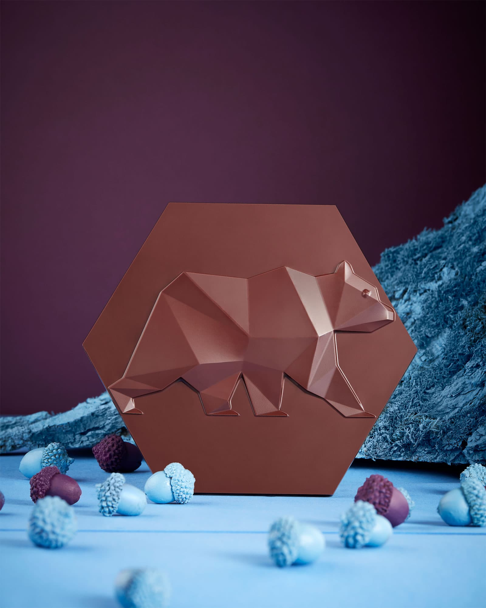 Bloc chocolat de Noël - Noir Le chocolat alain ducasse