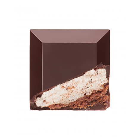 21 - Cocoa Nib Marshmallow & Hazelnut Praline Bites Dark 75%