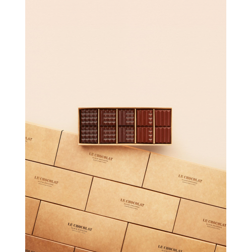 Square Bites Box 50 pieces | Le Chocolat Alain Ducasse