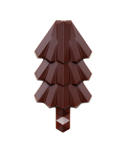 20 - Dark Chocolate Gingerbread Praline Filled Little Christmas Tree