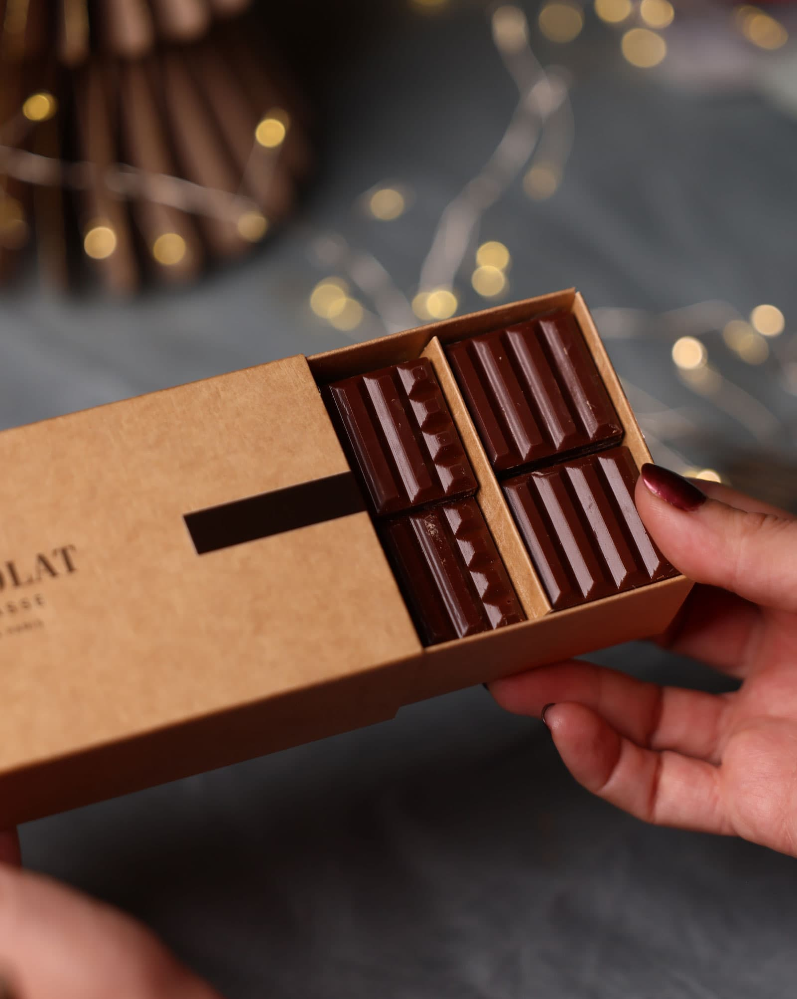 Christmas square bites box