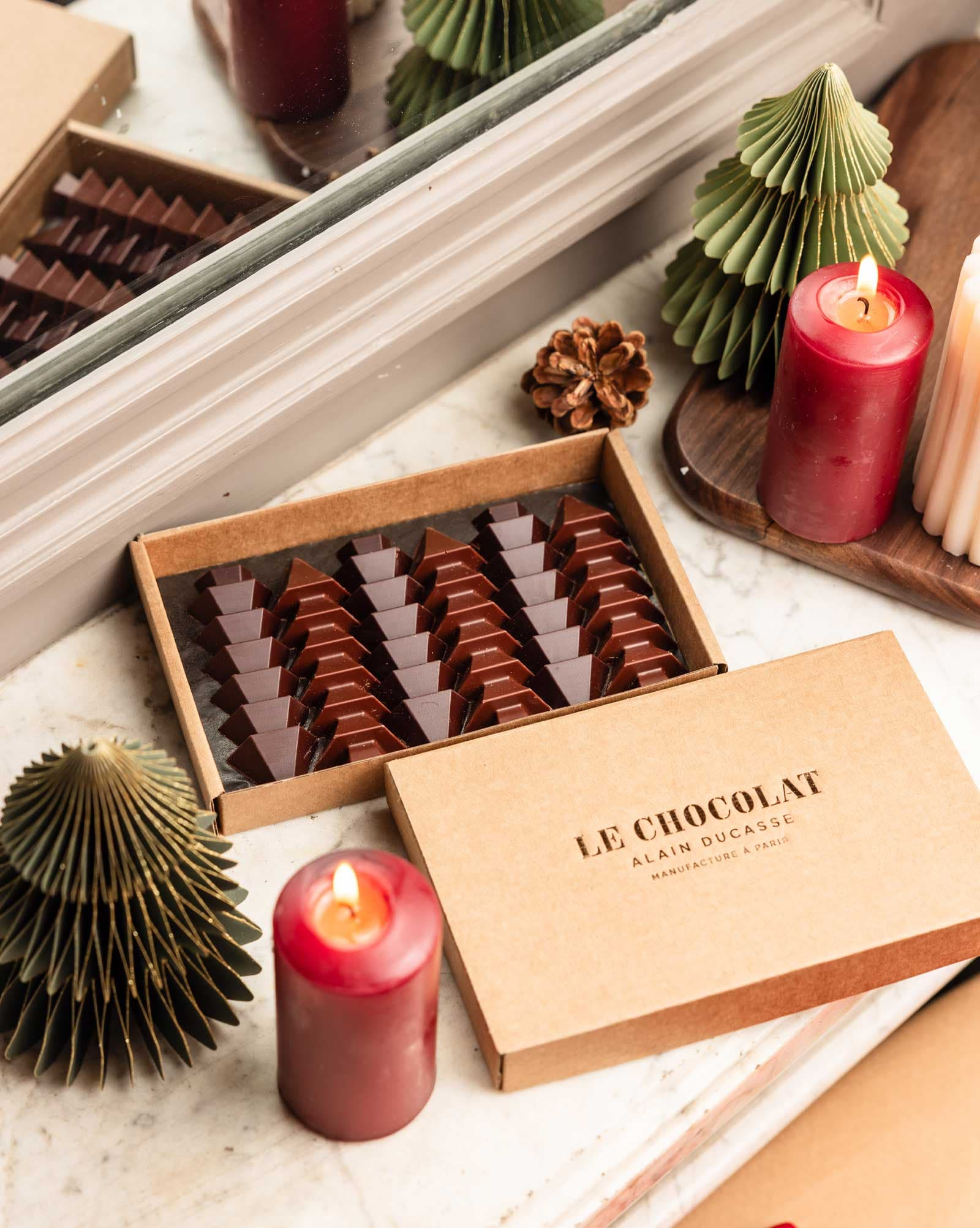 Christmas tree gift box