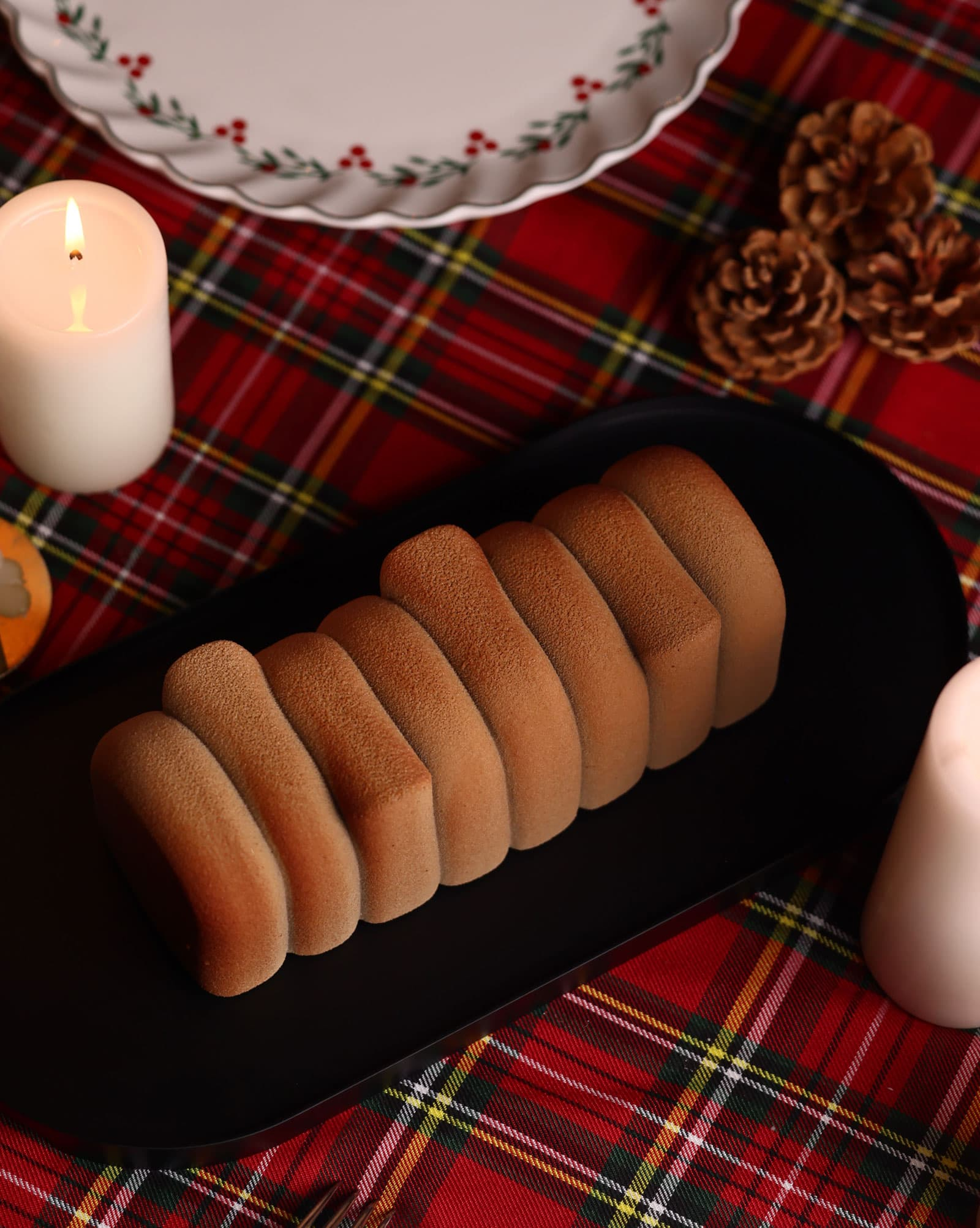 Christmas Ice cream Yule log