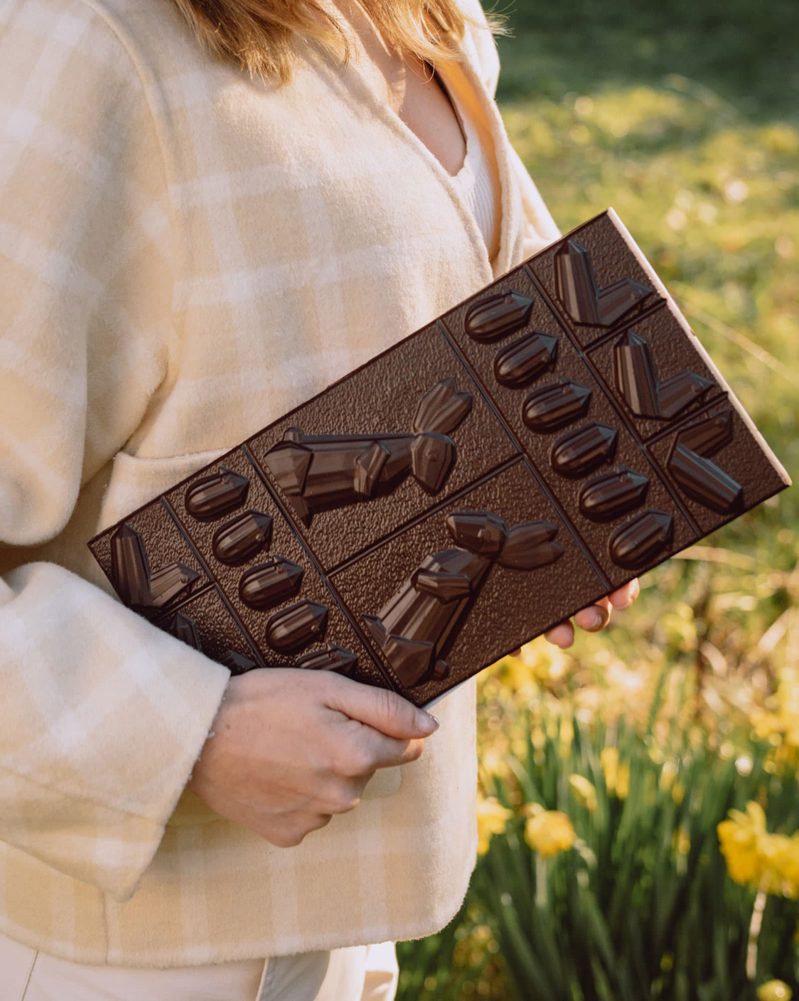 Giant farm chocolate bar