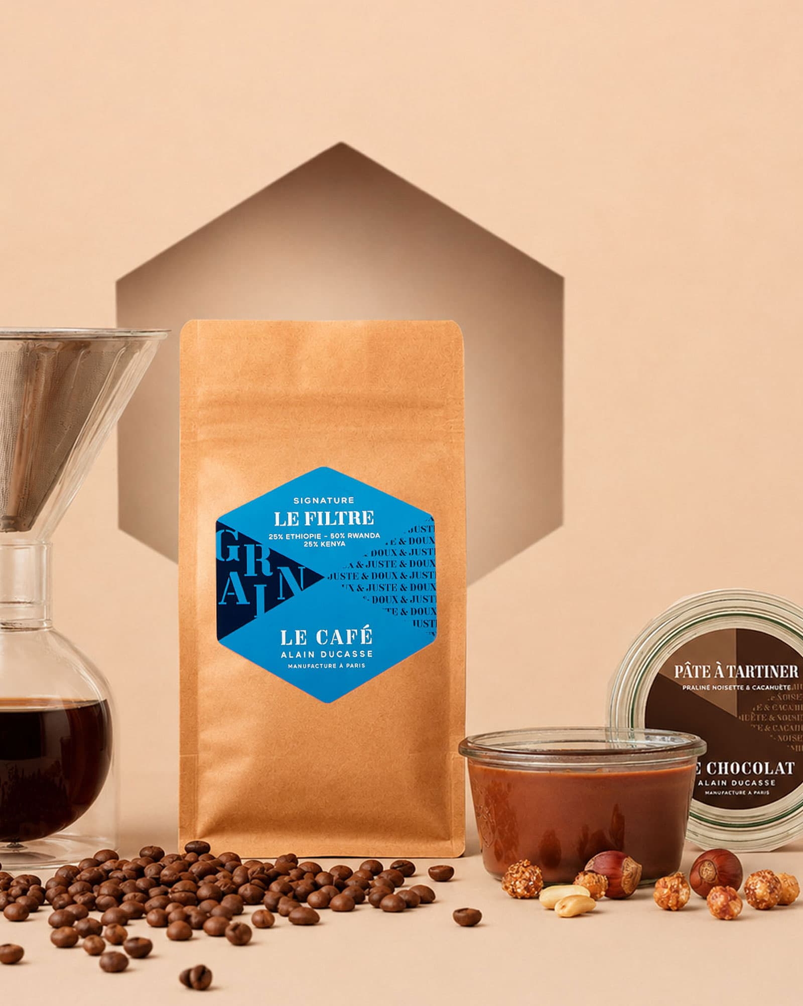 Hazelnut chocolate spread & Filter coffee