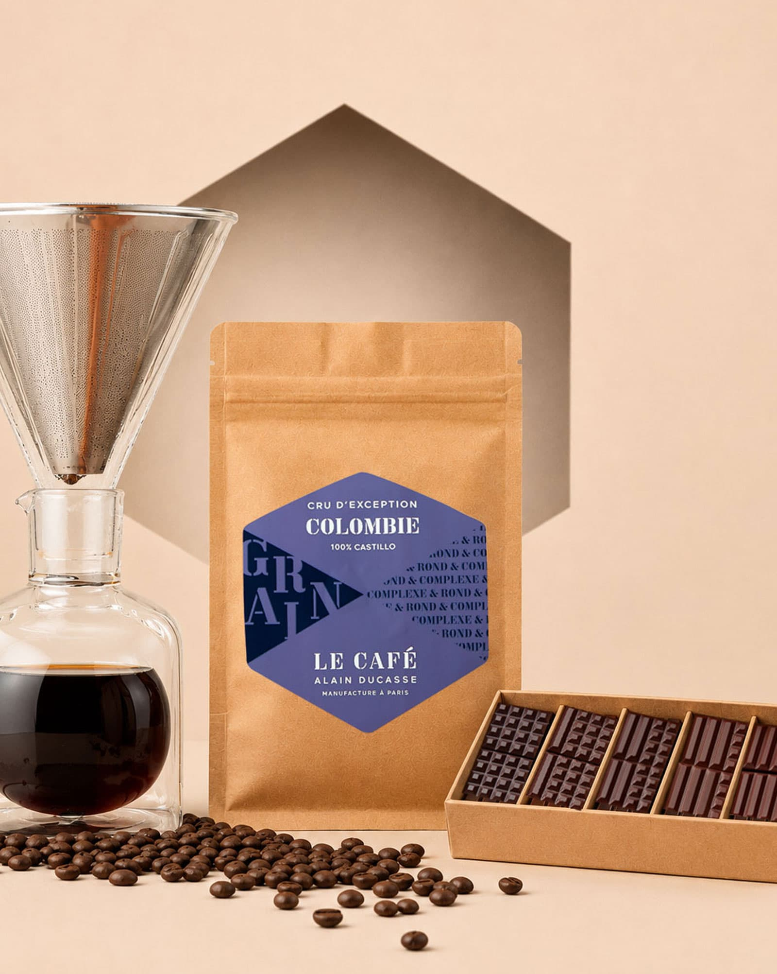 Square bites box & Colombia coffee