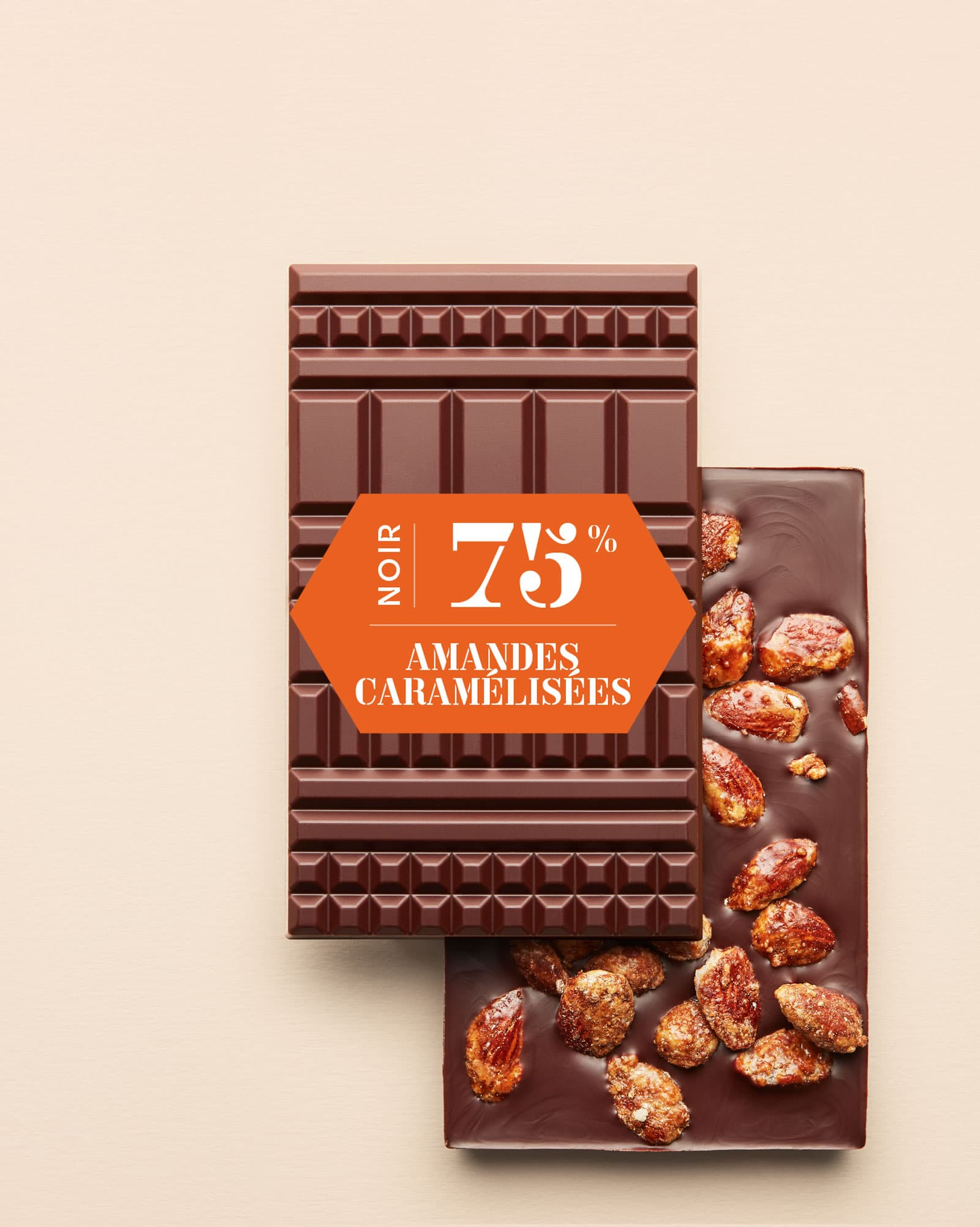 Caramelised almonds