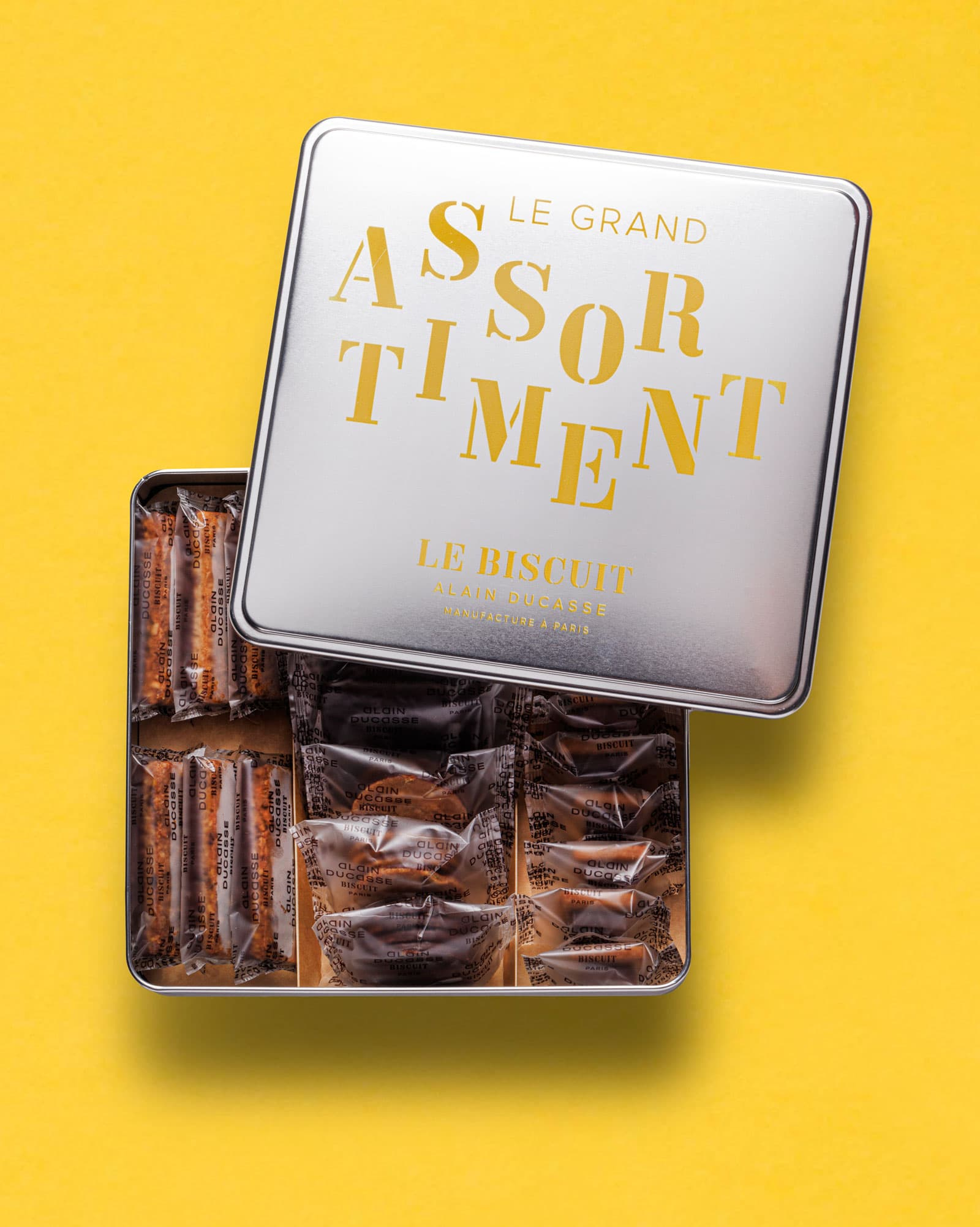 Coffret assortiment de biscuits
