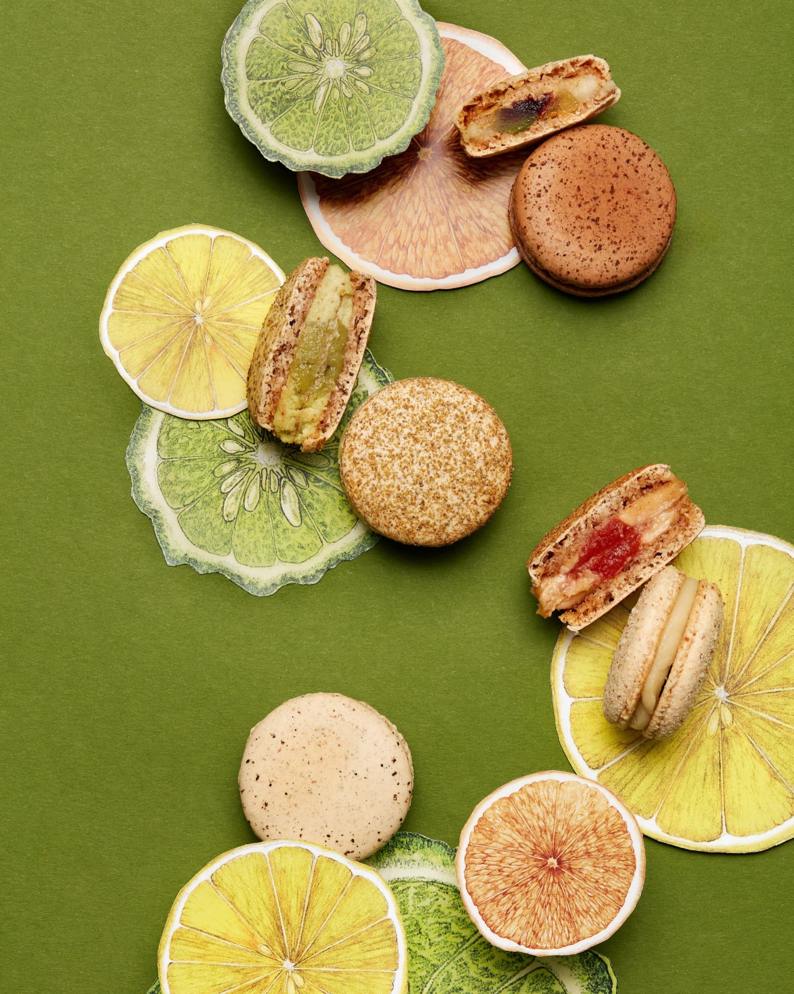 Coffret macarons de Noël