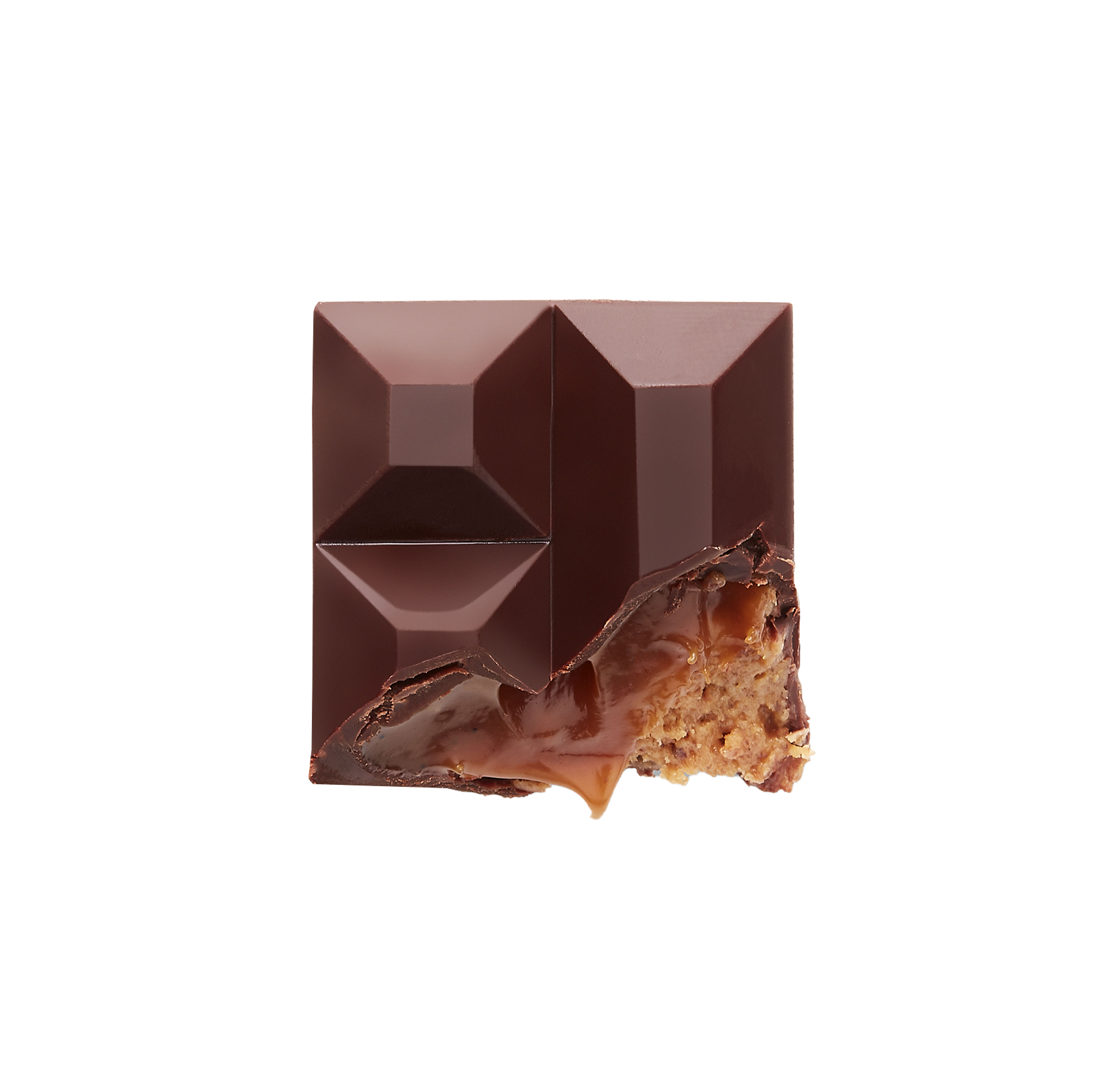 Zartbitterschokolade - karamellisierte Haselnuss