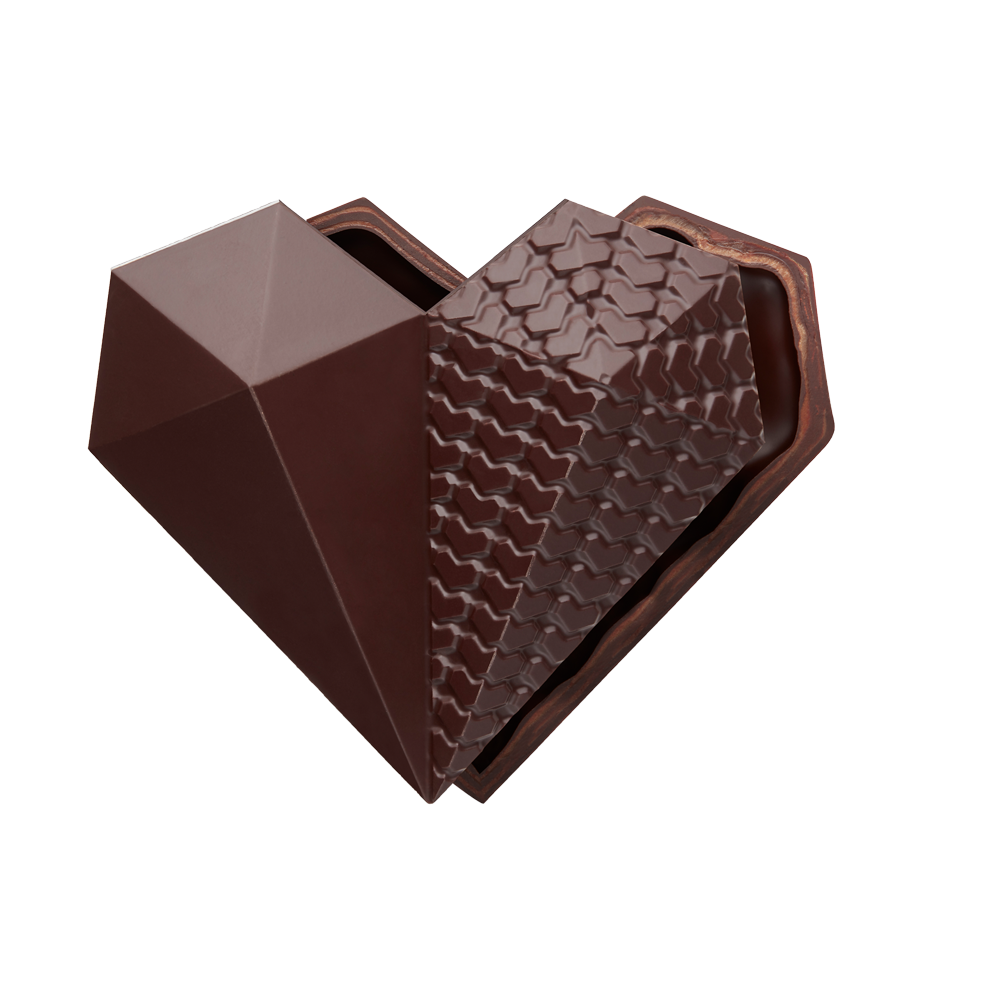 Infinite-Herz mit Blätterkrokant | Le Chocolat Alain Ducasse
