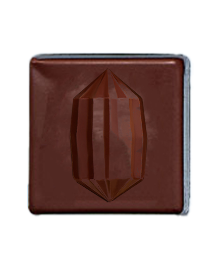 10 - Dunkle Kakaoschote Praliné Mandel Tafel