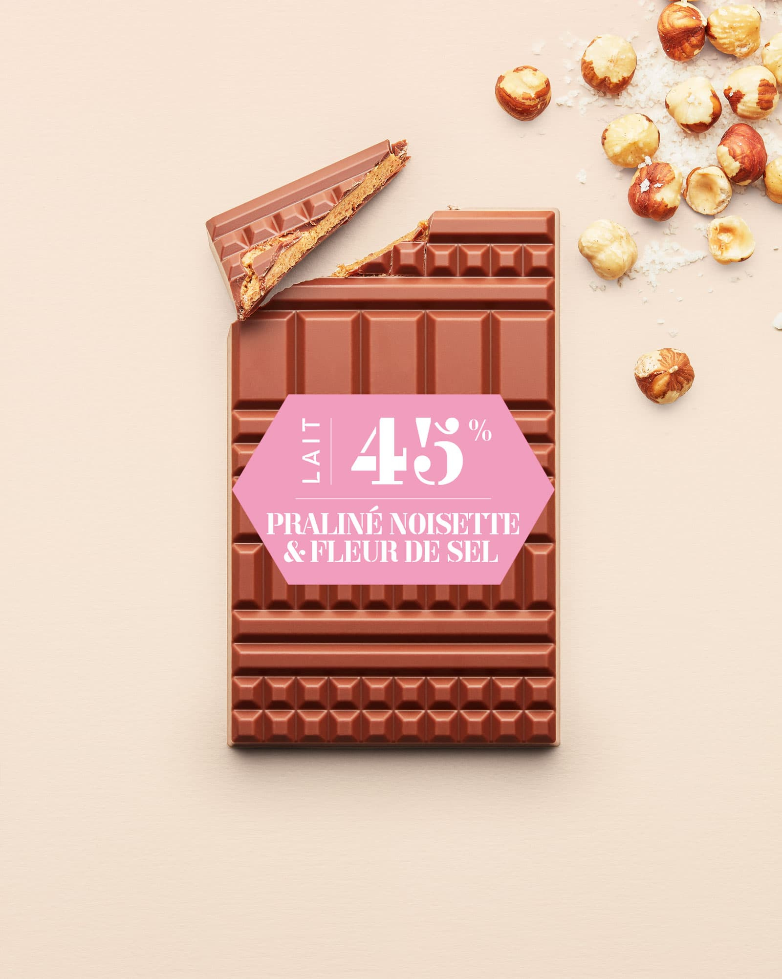 Praliné noisettes & fleur de sel