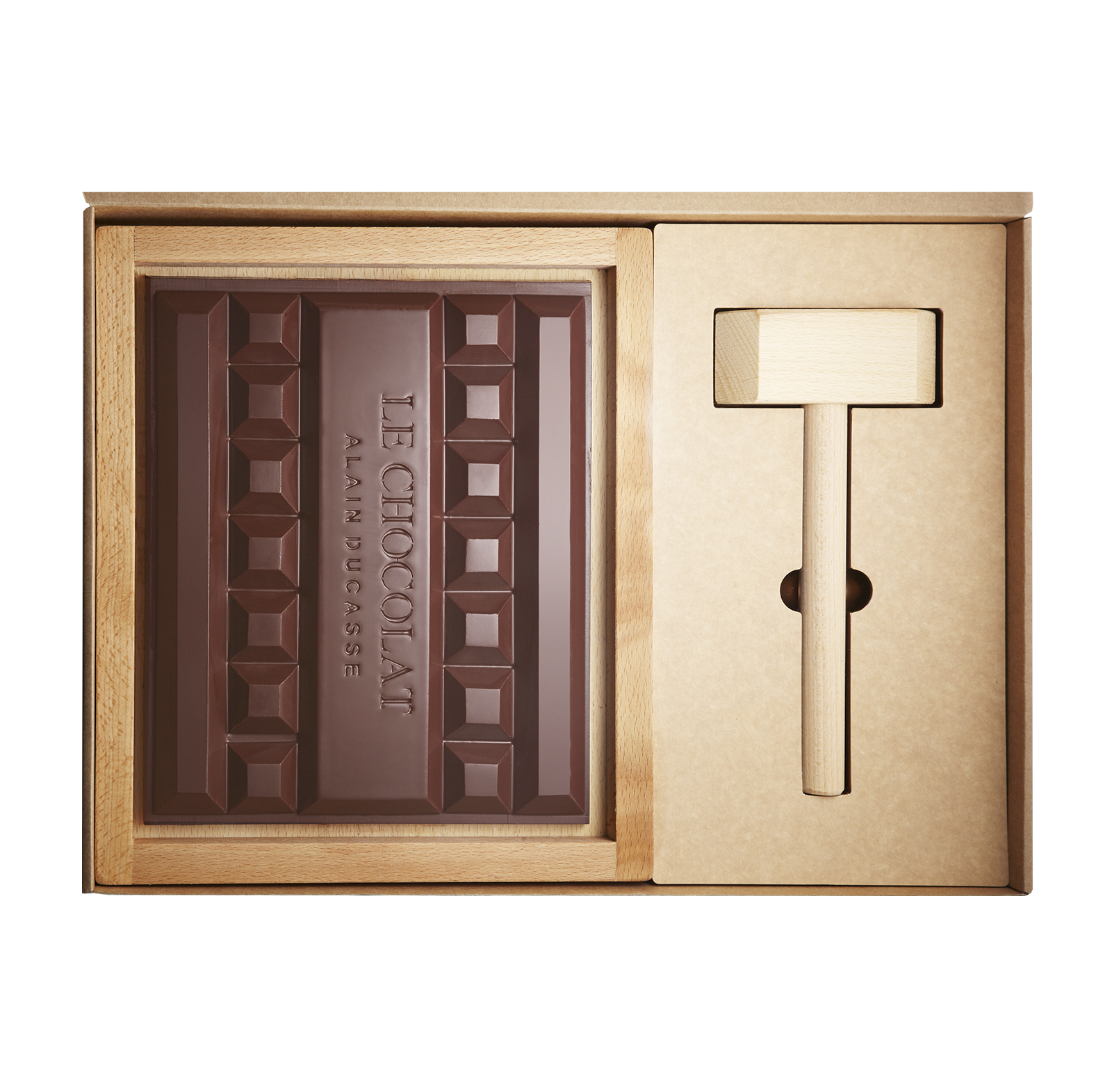 The chocolate block and accessories - Milk