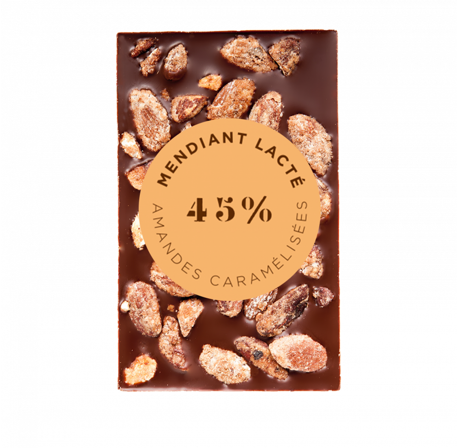 Caramelised almonds