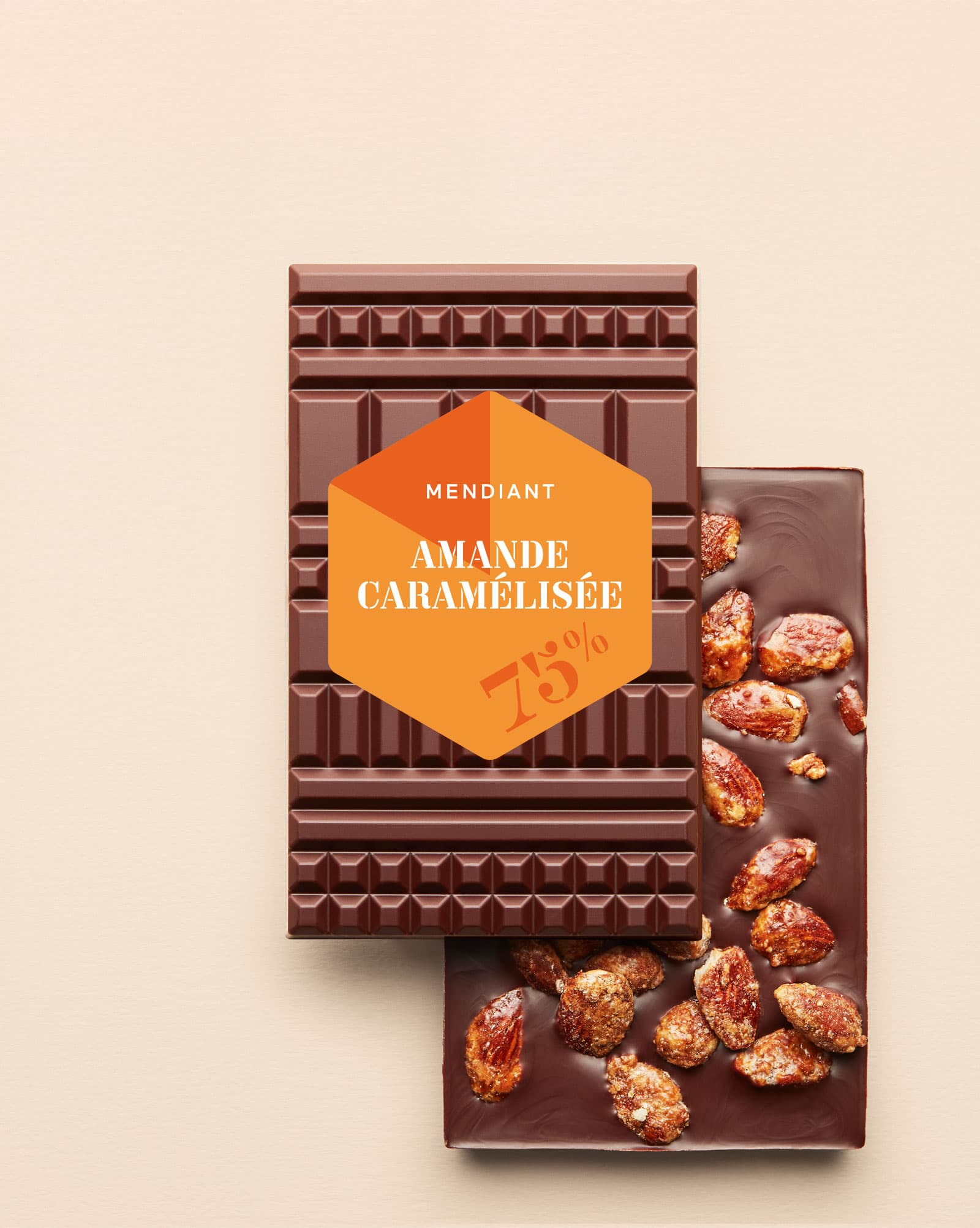 Caramelised almonds