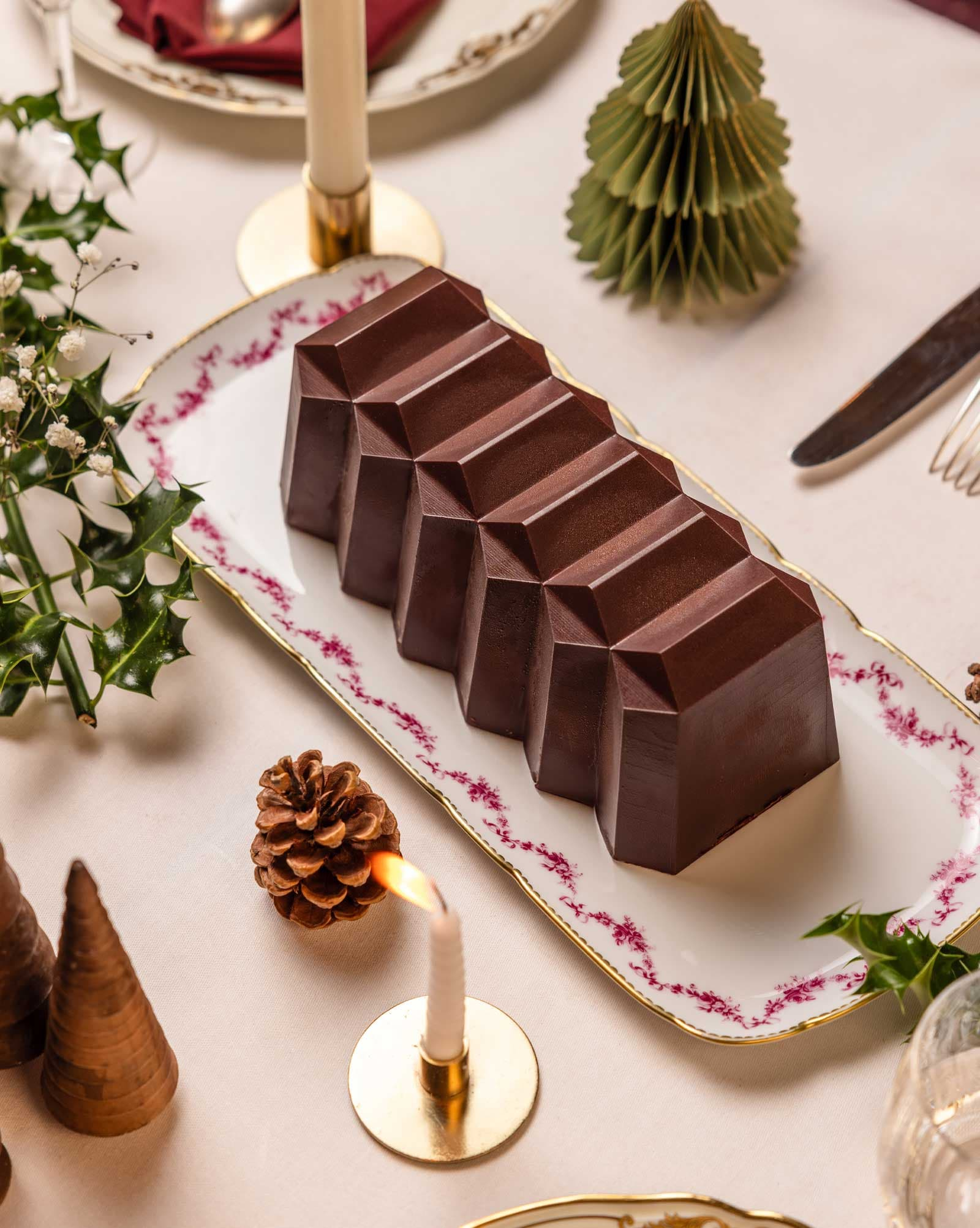 “D for Dessert” Yule Log - 6/8 slices