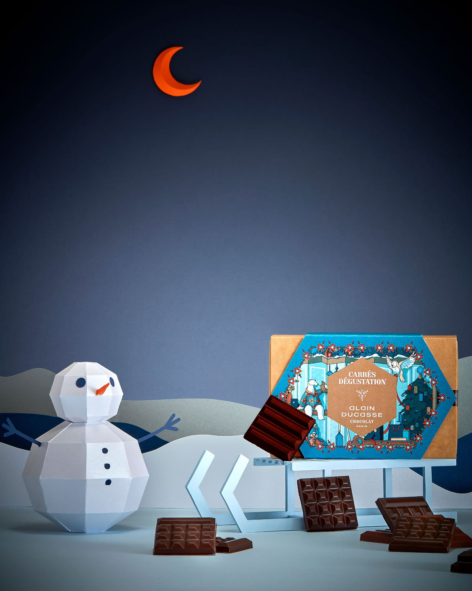 Christmas square bites box