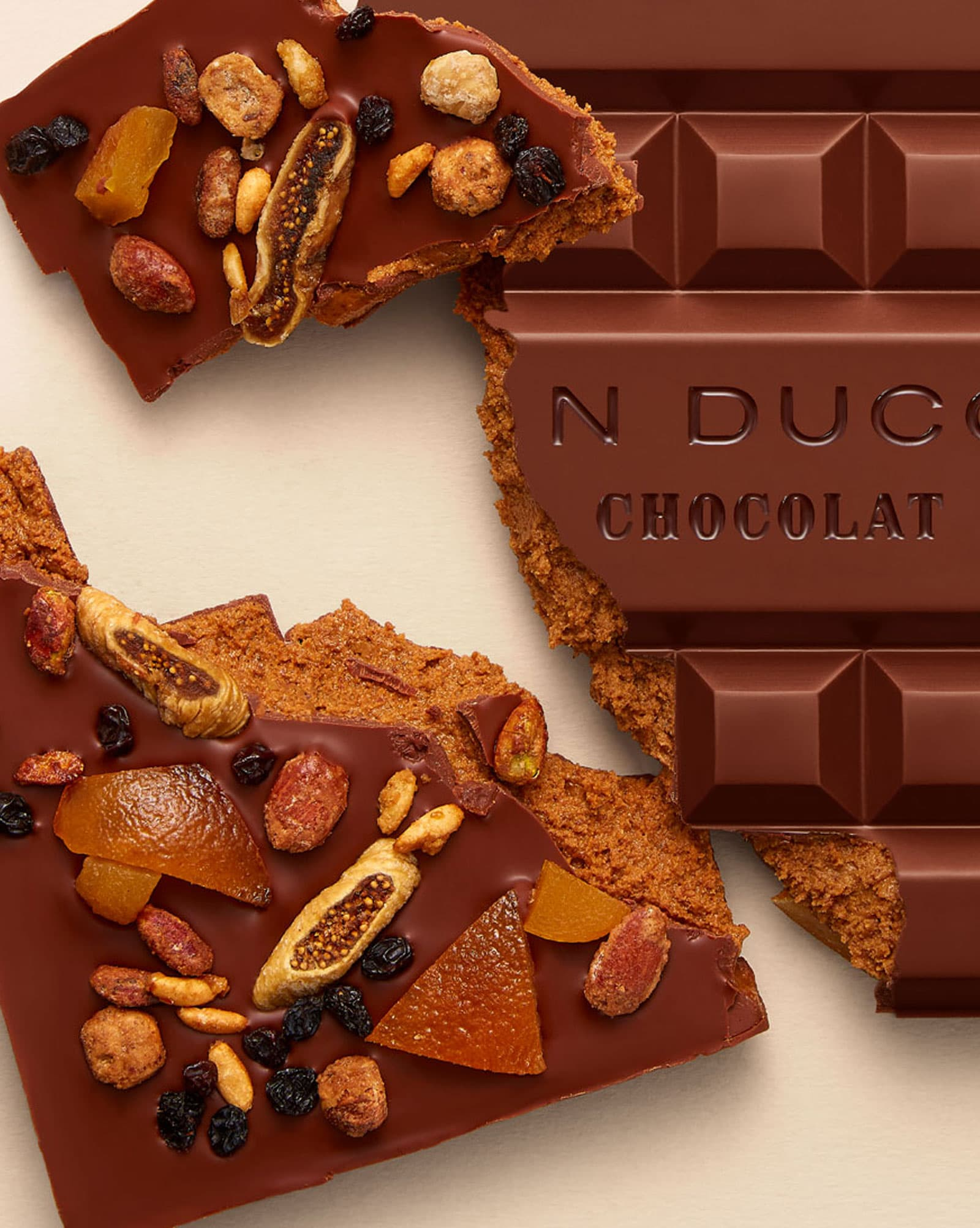 Christmas chocolate block