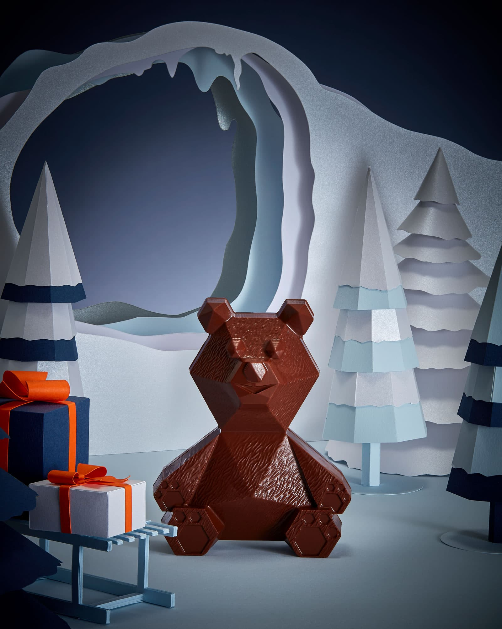 Chocolate praliné bear