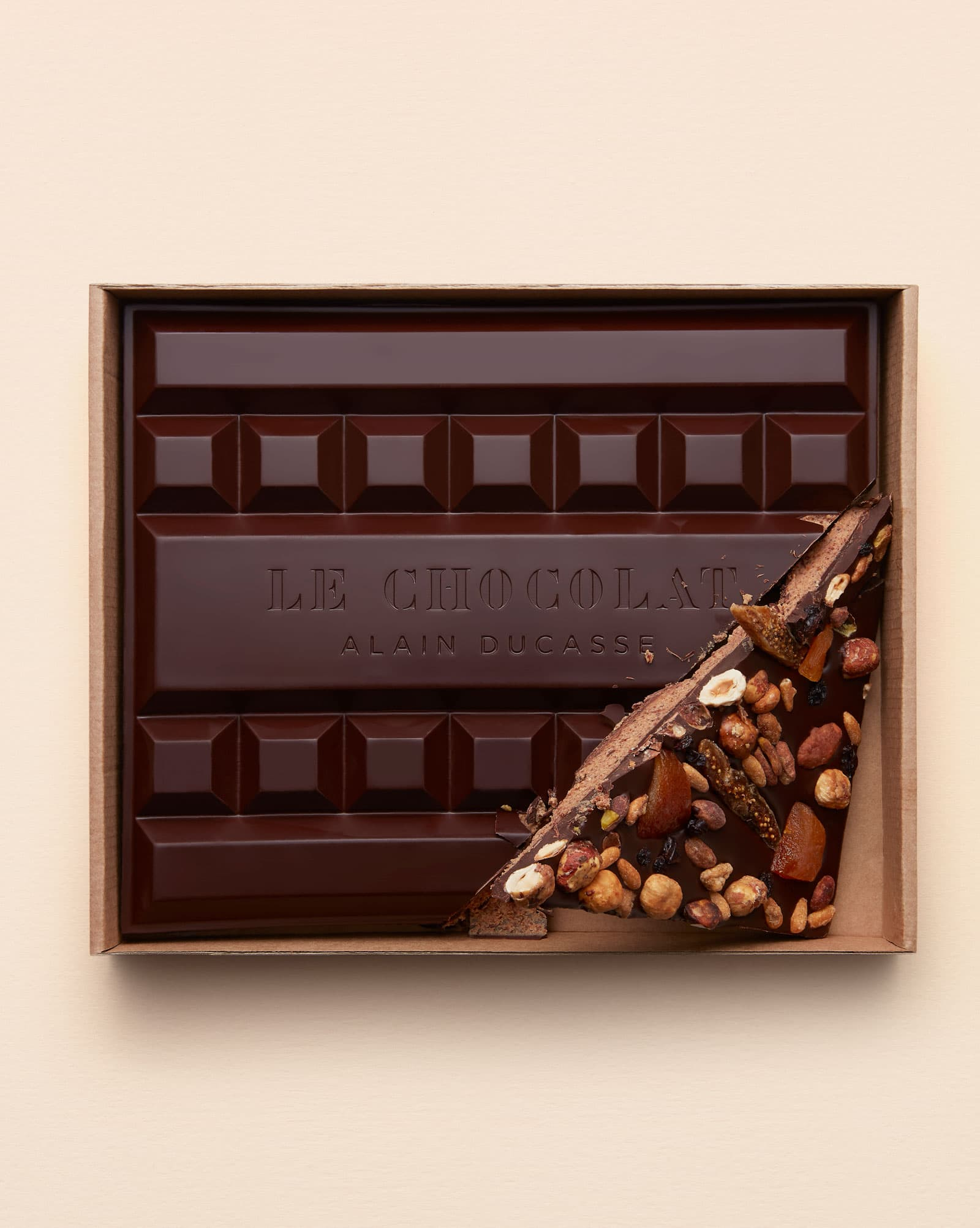 Christmas chocolate block