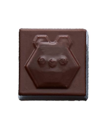 Dark Chocolate Almond Praliné Bear Nugget
