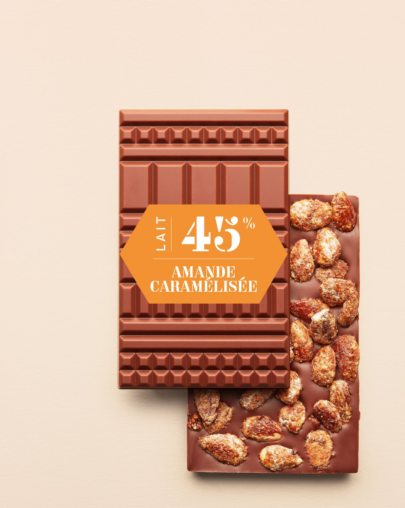 Caramelised almonds